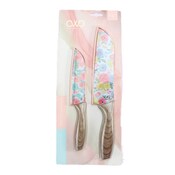Wholesale - 5"+7" PRINTED KNIVES SET WITH SHEATH C/P 48, UPC: 192598853806